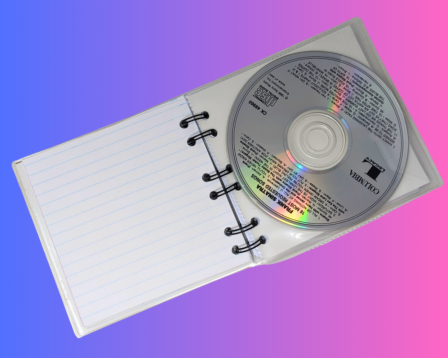 Frank Sinatra, 16 Most Requested Songs CD Notebook