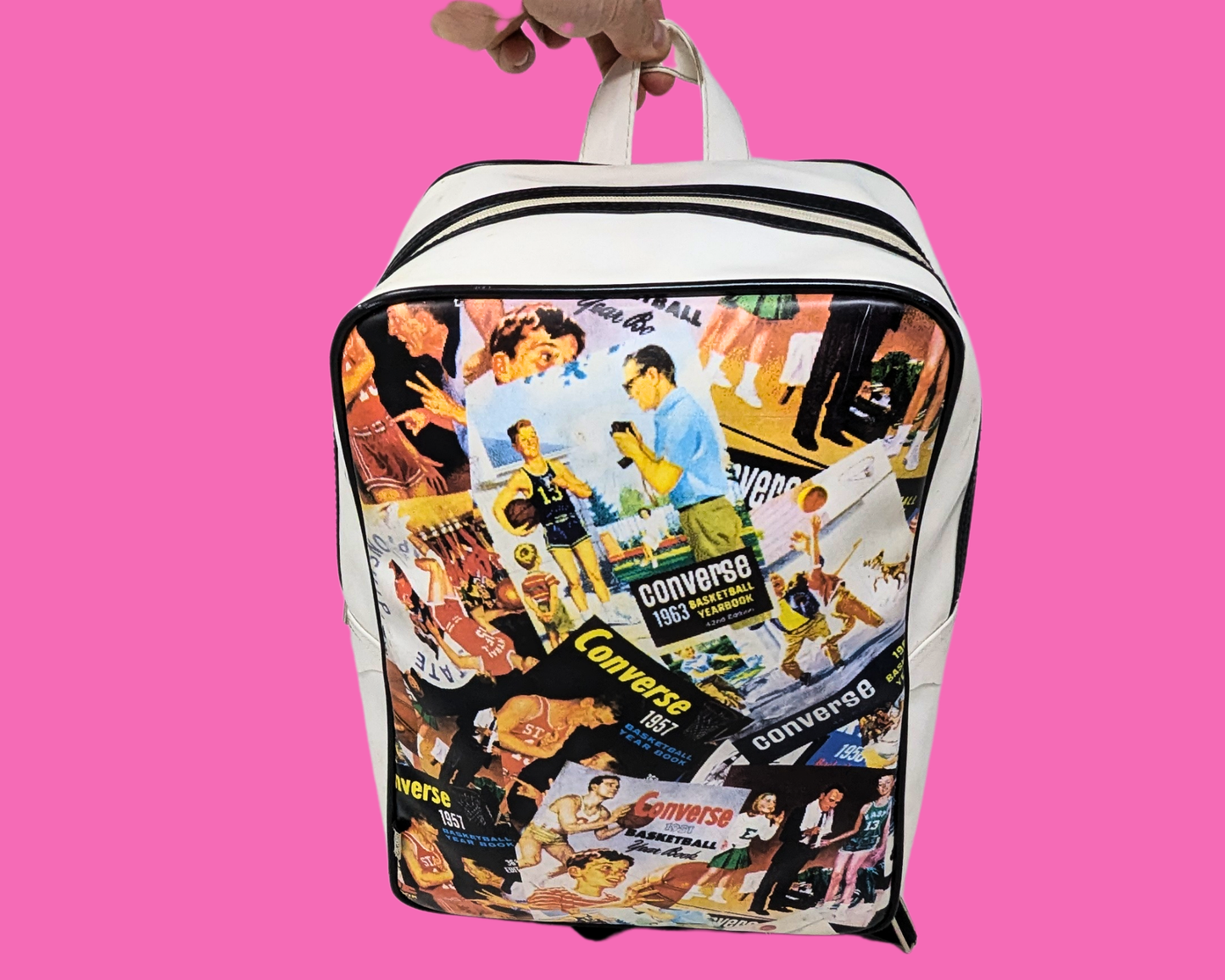 Sac à dos officiel Converse blanc Y2K