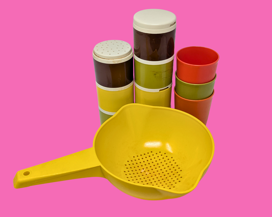 Vintage 1980's Set of Tupperware Kitchen Accessories, Sold Together