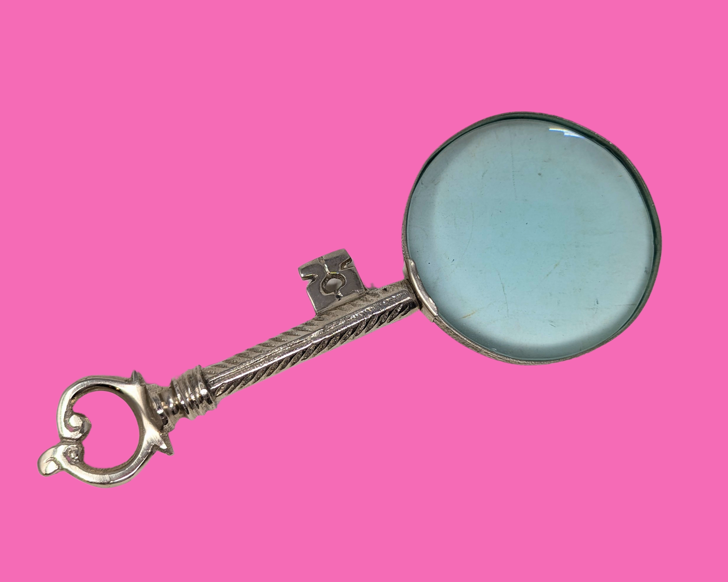 Loupe vintage en forme de clé