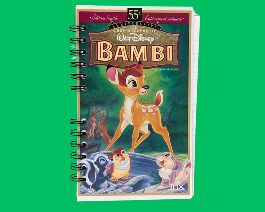 Bambi, carnet de cinéma VHS de Walt Disney