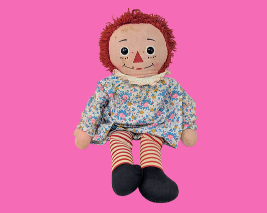 Vintage 1960's Raggedy Ann Doll