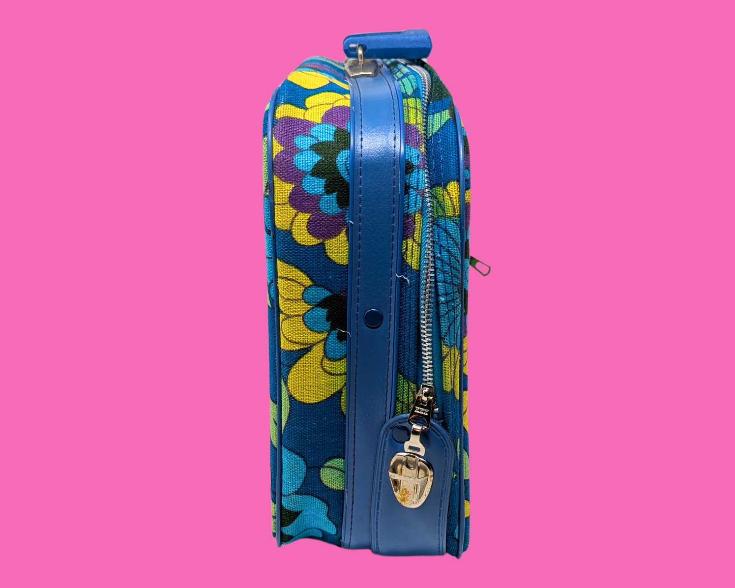 Valise vintage Groovy des années 1960 fabriquée à Taïwan