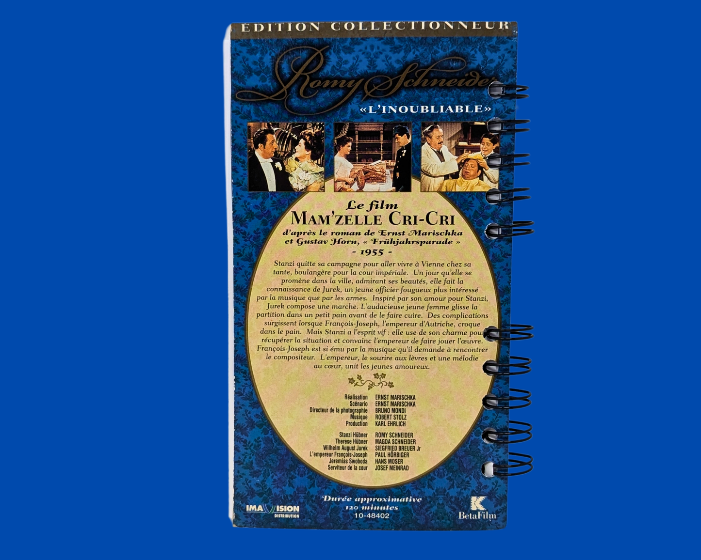 Carnet de film VHS L'Inoubliable de Romy Schneider