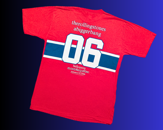T-shirt The Rolling Stones 2006, Centre Bell Montréal Québec, taille L