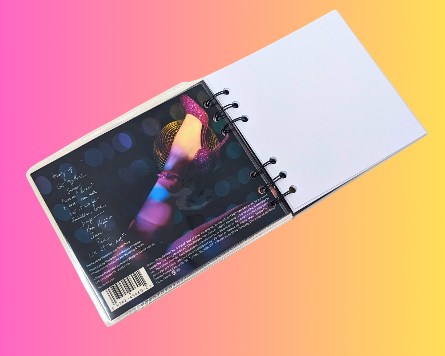 Madonna, Confessions on a Dancefloor CD Notebook