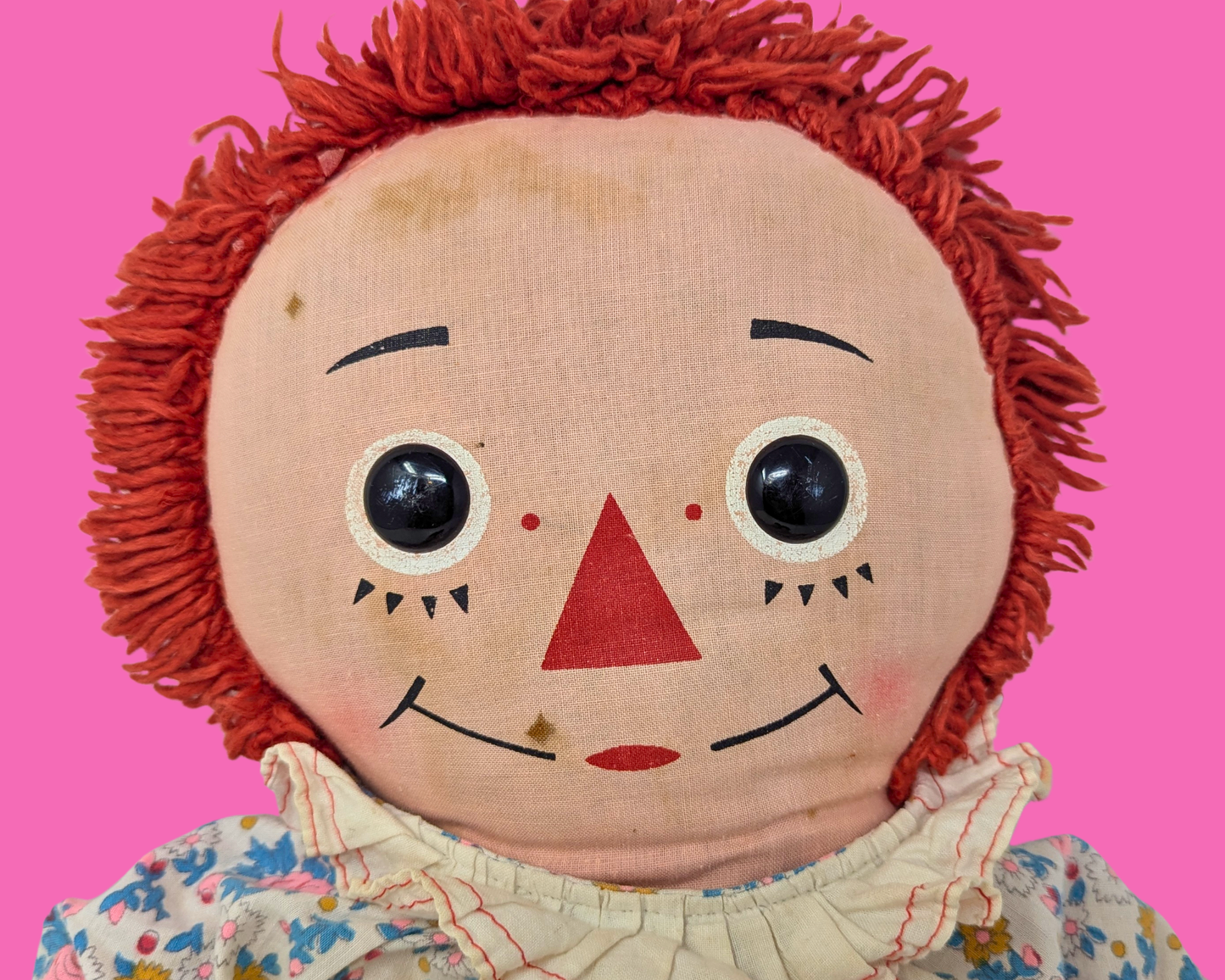 Vintage 1960's Raggedy Ann Doll