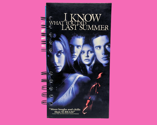 Carnet de notes VHS « Je sais ce que tu as fait l'été dernier »