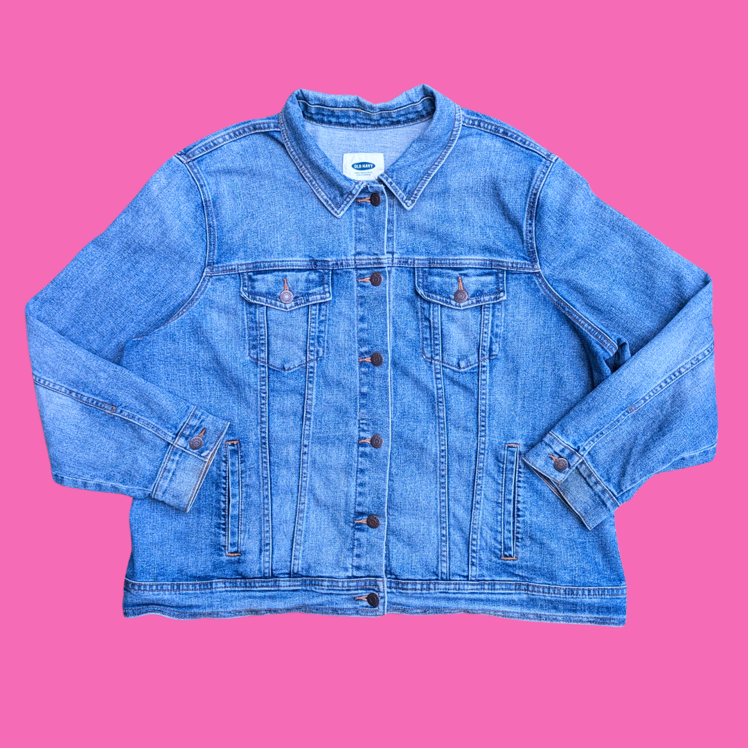 Star Wars Upcycled T-Shirt Denim Jacket Size XXL