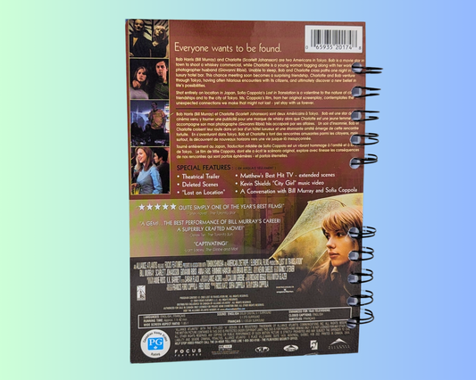 Carnet de notes du film DVD Lost in Translation