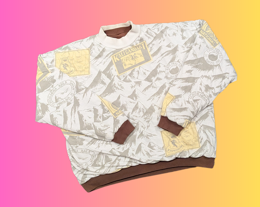 Pull ras du cou réversible Power Source Y2K, taille L