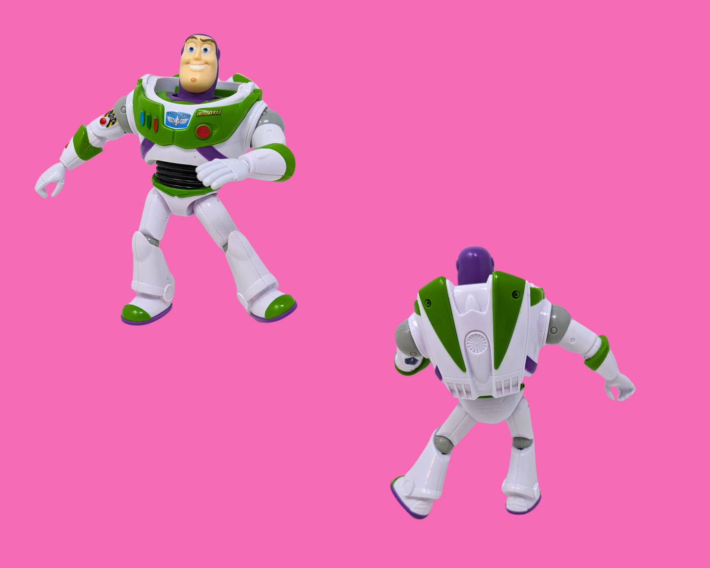 Toy Story Buzz l'Éclair et Rex vintage des années 1990