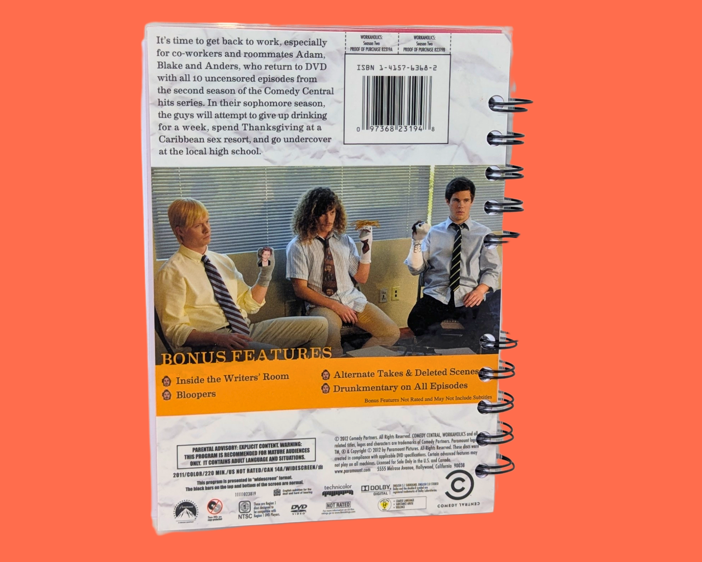 Workaholics, Season 2 DVD Movie Notebook