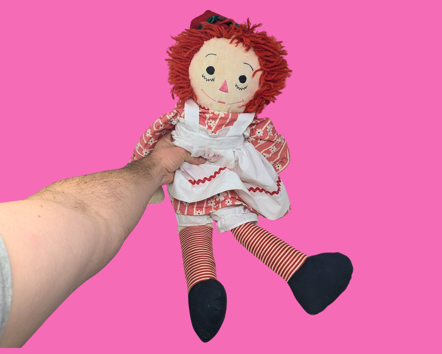 Vintage 1980's Raggedy Ann Doll