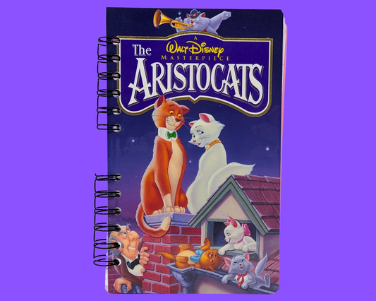Les Aristochats, carnet de cinéma VHS de Walt Disney