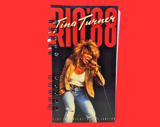 Carnet de notes VHS du film Rio '88 de Tina Turner
