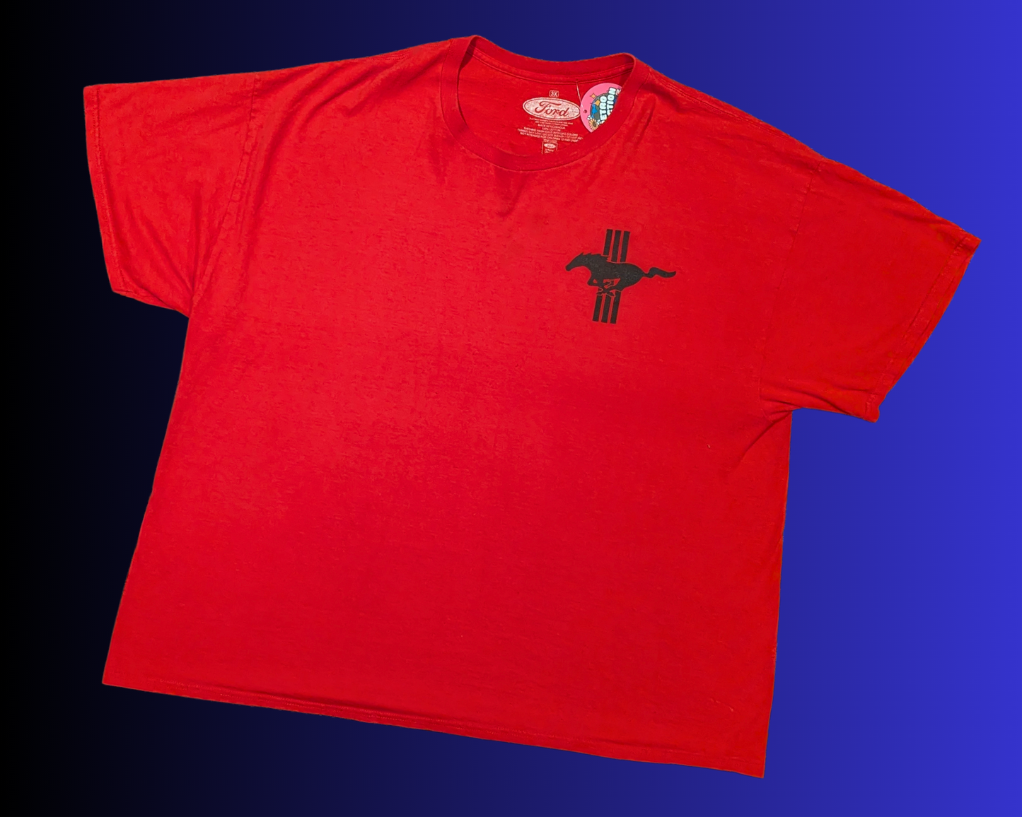 Red, 10 Years of the Ford Mustang T-Shirt Size 3XL