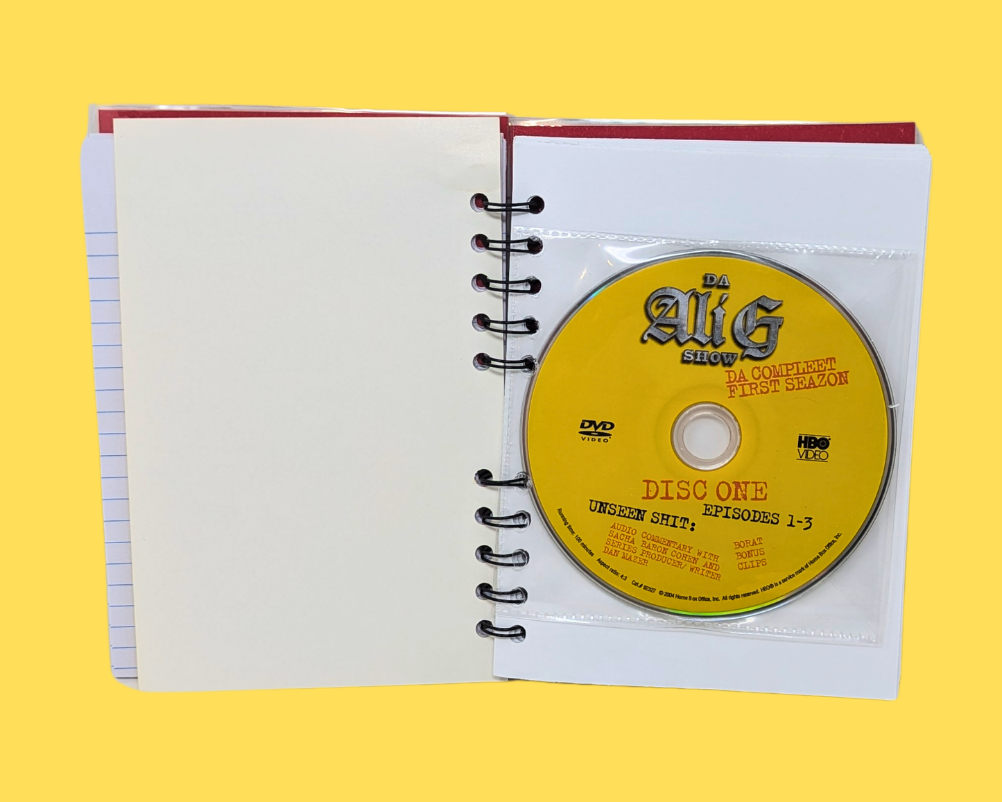 Da Ali G Show, Da Compleet First Seazon DVD Movie Notebook