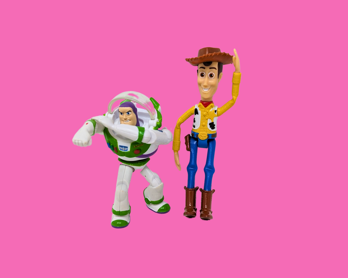 Toy Story vintage des années 1990, Woody, Jessie et Bullseye