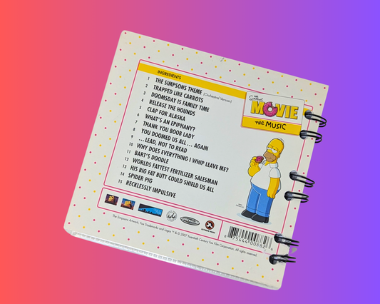 Carnet CD de la bande originale du film Les Simpson