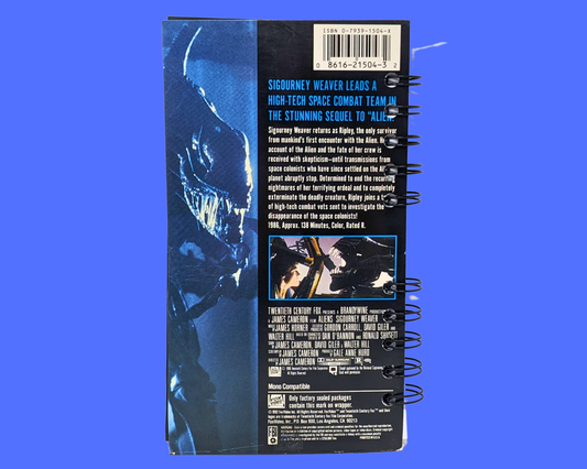 Carnet de notes VHS Aliens