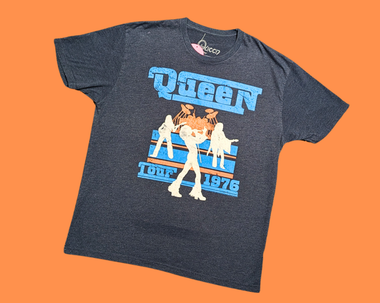 T-shirt Queen Tour 1976 Y2K, taille XL