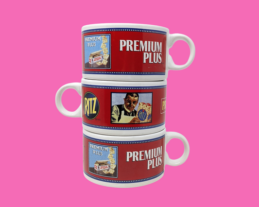 Vintage 1990's Set of 3 Matching Ritz Soup Bowls