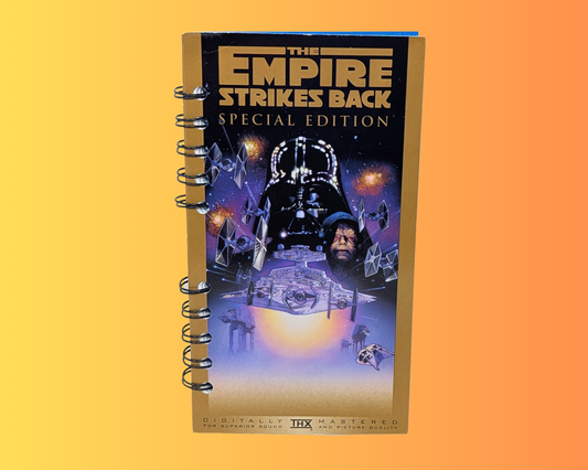 Star Wars, The Empire Strikes Back VHS Movie Notebook