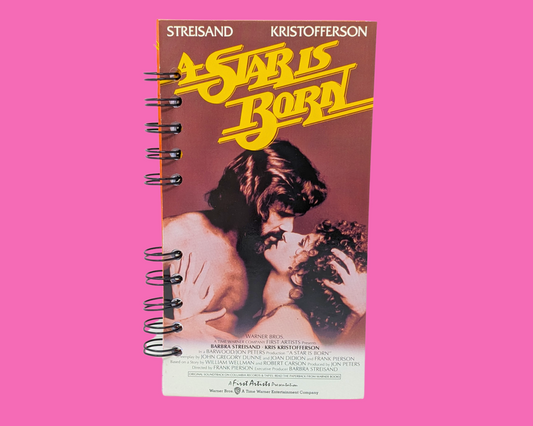 Carnet de notes VHS du film A Star is Born