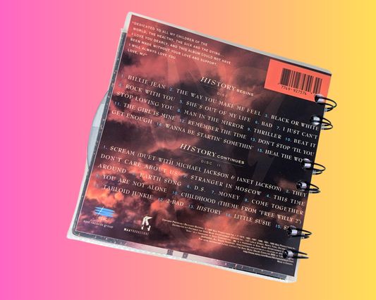 Michael Jackson History CD Notebook