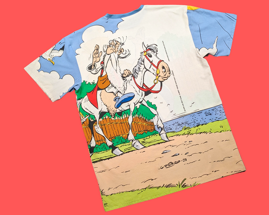 T-shirt et robe Astérix et Obélix vintage 1999, fait main et recyclé, taille 2XL