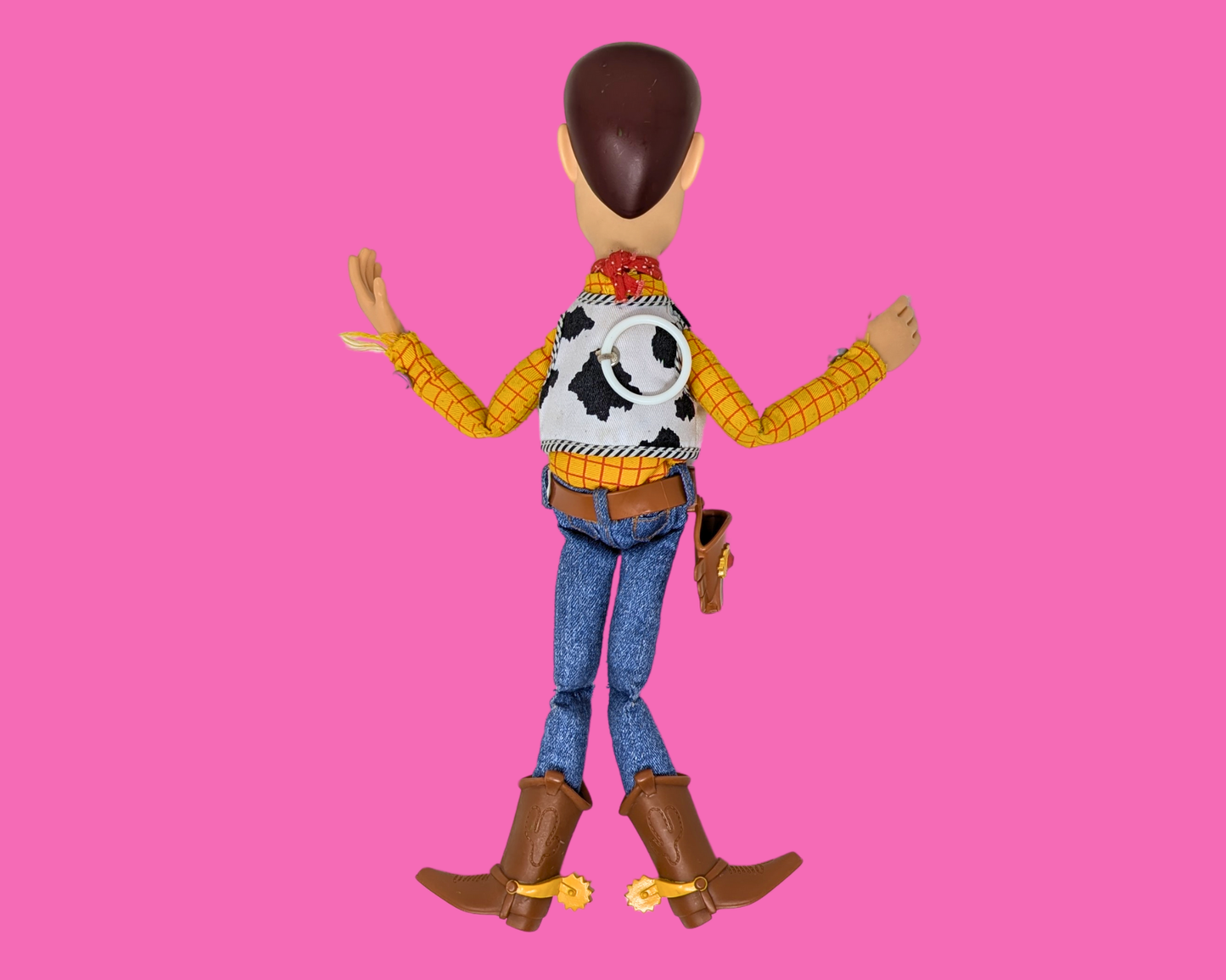 Figurine Woody Toy Story des années 1990, sans chapeau, parlant français