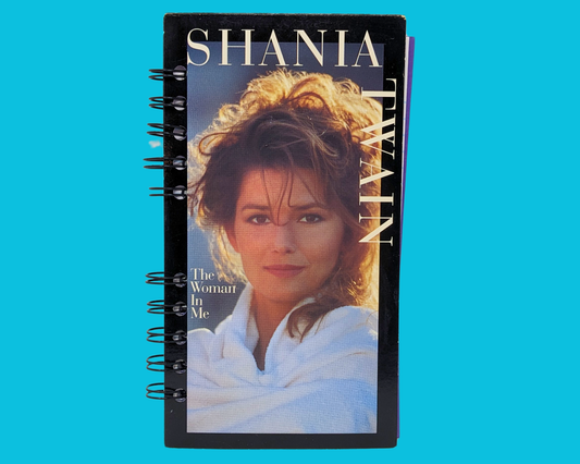 Shania Twain The Woman in Me VHS Movie Notebook