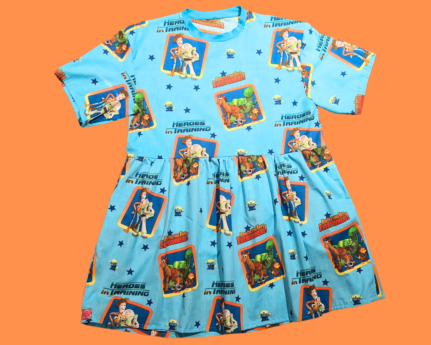 Rideaux Pixar Toy Story faits à la main et recyclés, taille S à XL