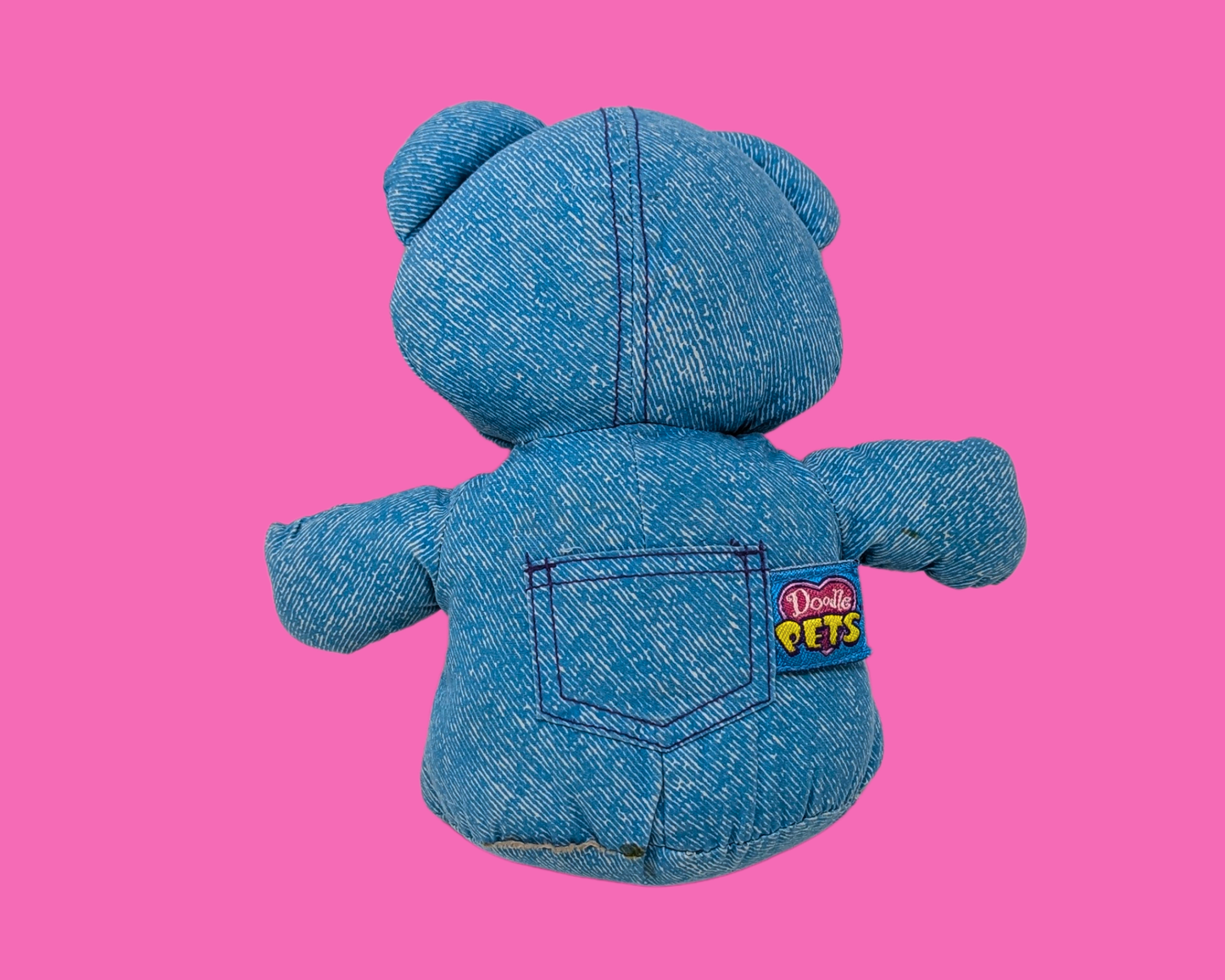 Ours Doodle bleu vintage des années 1990 par Doodle Pets