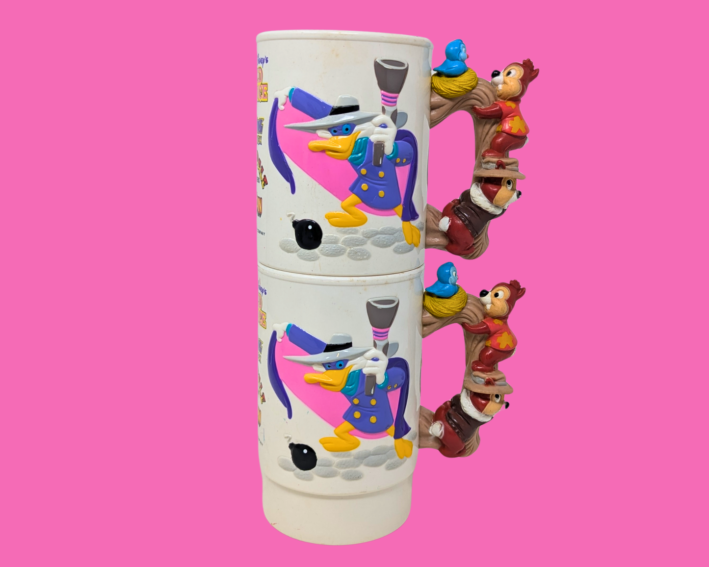 Vintage 1990's Walt Disney World on Ice Collectible Cups, Sold Together