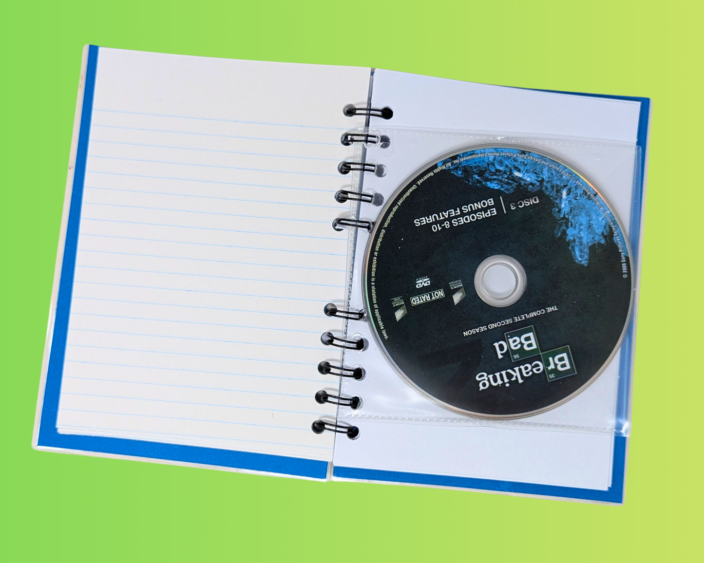 Breaking Bad Season 2 Episodes 8-13 DVD Movie Notebook