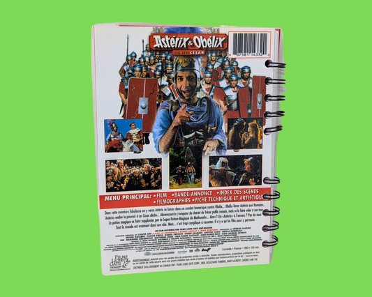 Carnet de film DVD Astérix et Obélix Contre César