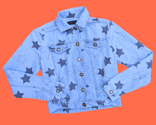 Veste Taz Looney Tunes, fabriquée à la main et recyclée, taille M