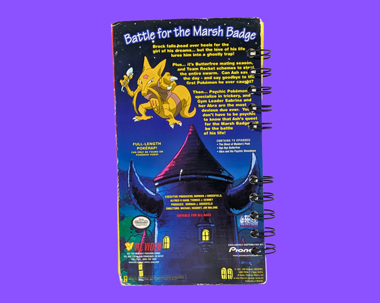 Pokémon Psychic Surprise VHS Movie Notebook