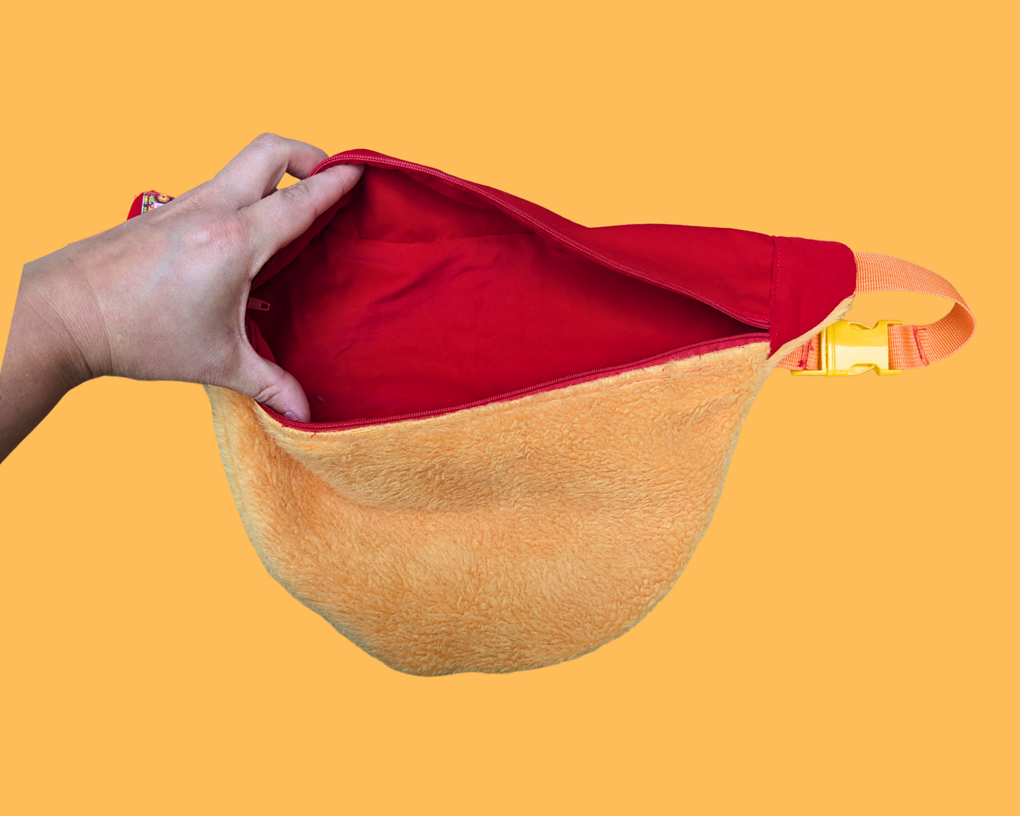 Sac fourre-tout en tissu Vintage Groovy Flower Power recyclé et fait à la main