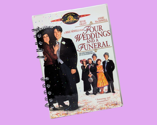 Four Weddings and a Funeral DVD Movie Notebook