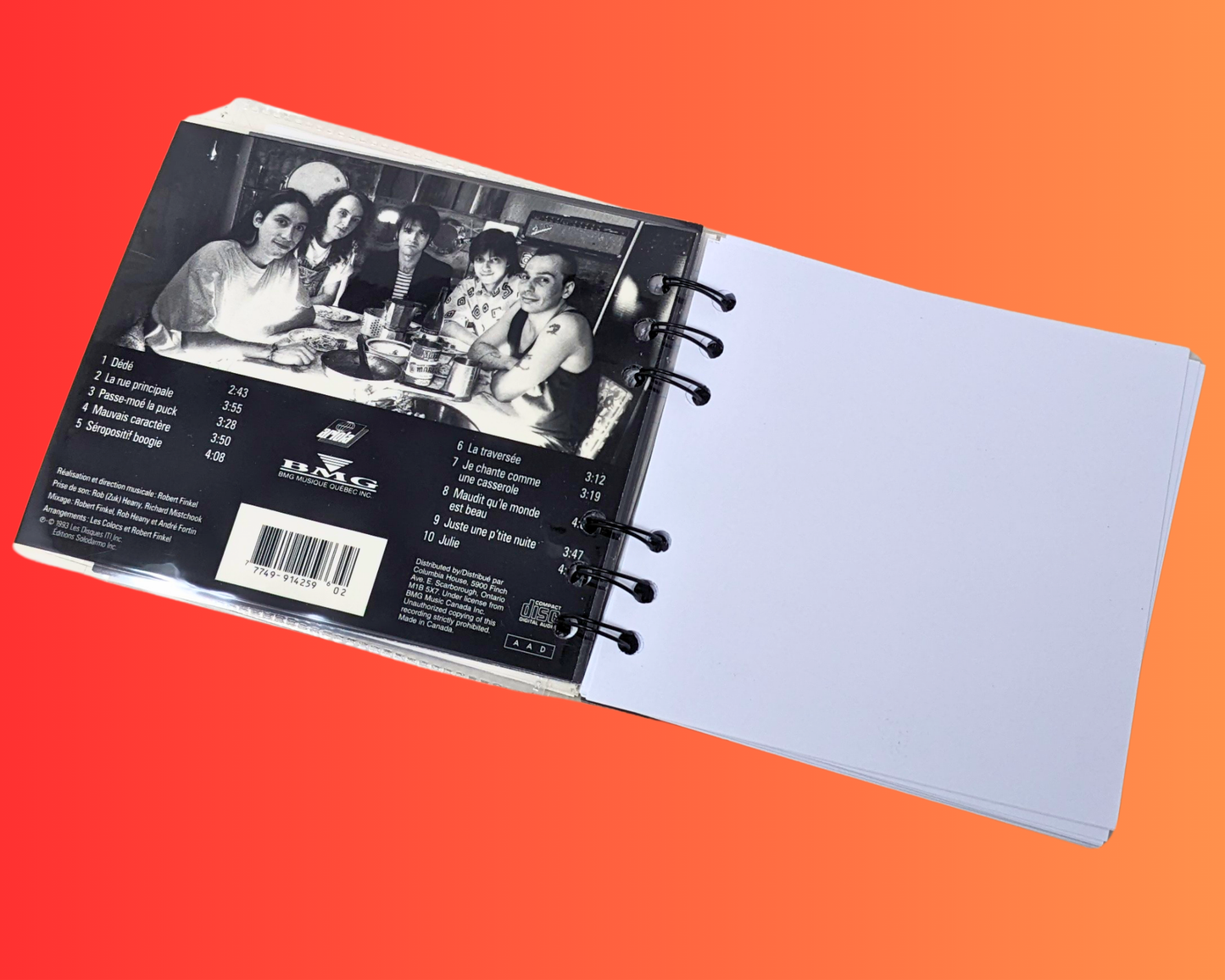 Les Colocs CD Notebook