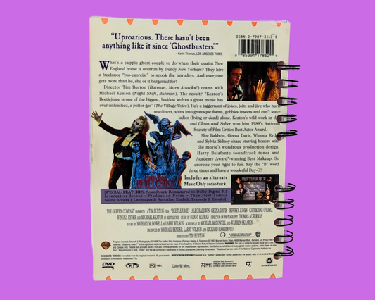 Carnet de notes du film DVD Beetlejuice