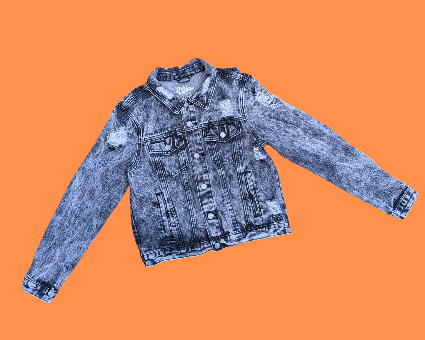 Handmade, Upcycled My Neighbour Totoro Denim Jacket Size L