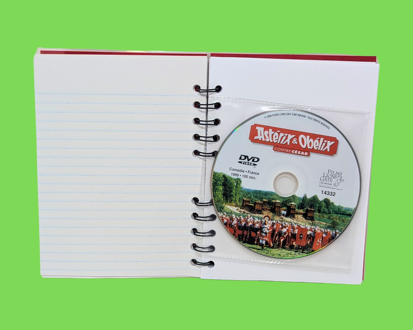 Astérix et Obélix Contre César DVD Movie Notebook