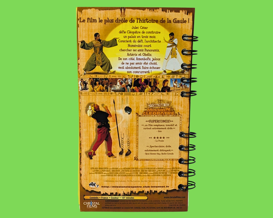 Carnet de film VHS Astérix et Obélix Mission Cléopâtre