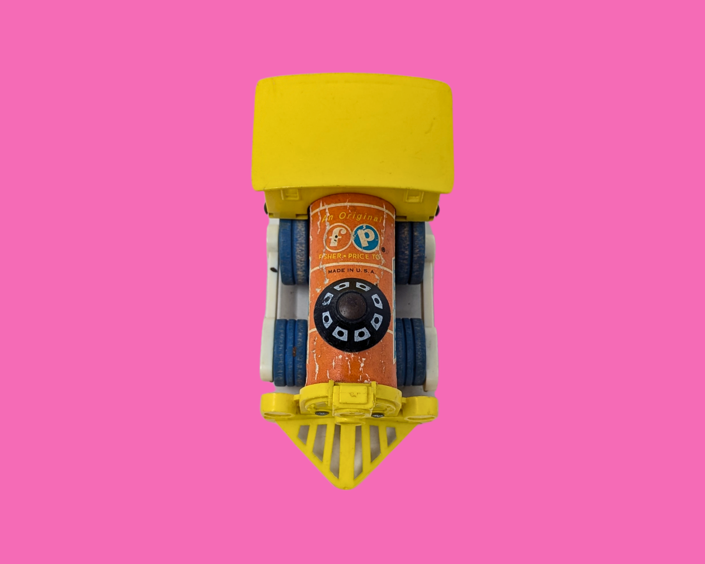 Petit train jouet Fisher Price vintage des années 1960