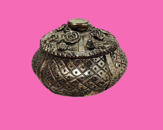 Boîte décorative vintage des années 1970