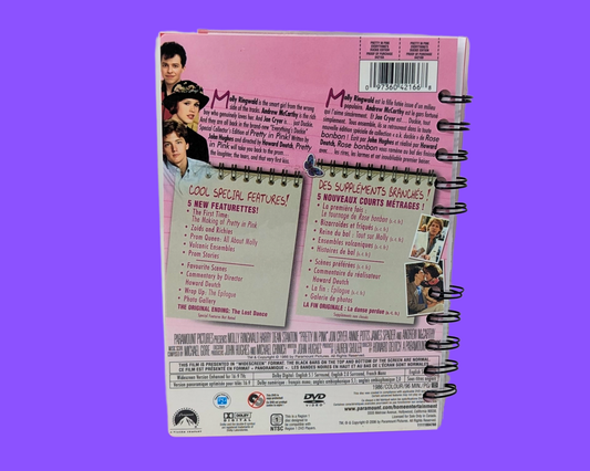 Pretty in Pink DVD Movie Notebook